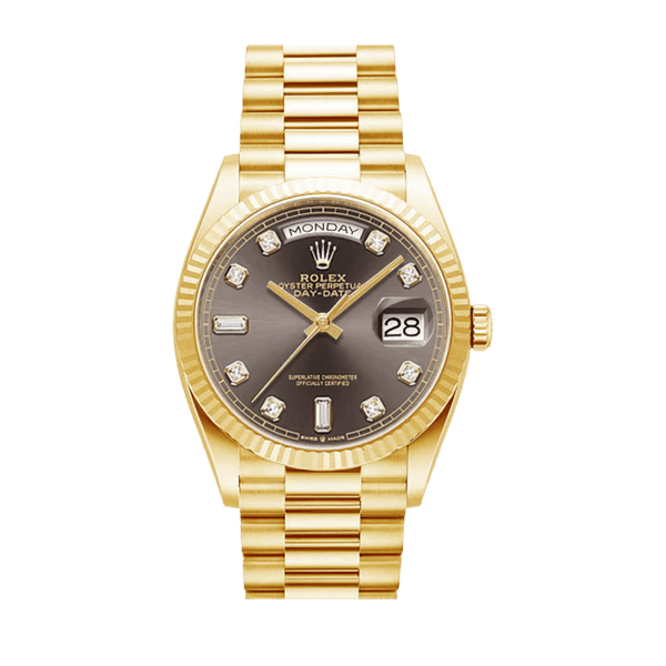 Day-Date 36 Oyster, 36 mm Gelbgold Referenz 128238